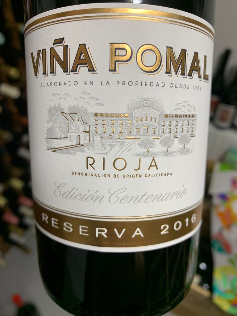 Pomal Rioja 2017 Bodegas Bilbainas Rioja Viña Pomal Centenario Reserva, Spain, La ...
