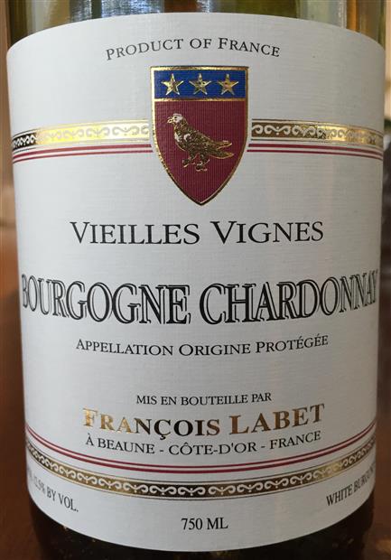 Francois Labet Bourgogne Vielle Vignes Chardonnay