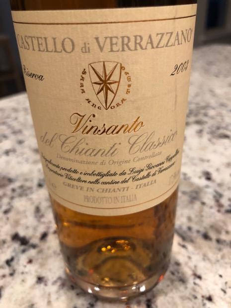 2003 Castello di Verrazzano Vin Santo del Chianti Classico Riserva