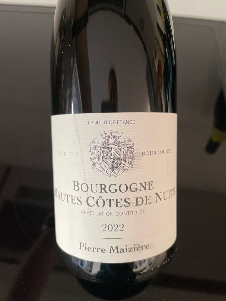 2023 Pierre Maiziere Bourgogne Hautes-Côtes de Nuits - CellarTracker