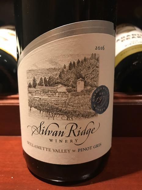 2019 Silvan Ridge Pinot Gris, USA, Oregon, Willamette Valley ...