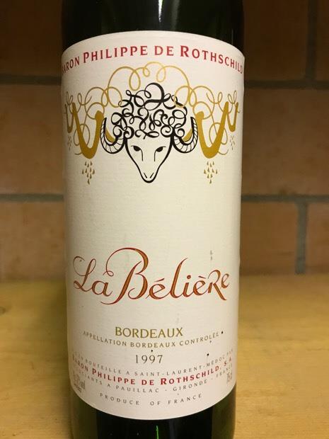 1996 Baron Philippe de Rothschild La Bélière - CellarTracker