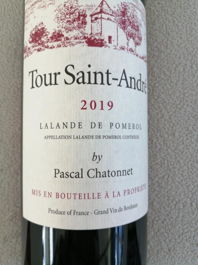 2019 Château Tour SaintAndré, France, Bordeaux, Libournais, Lalande de