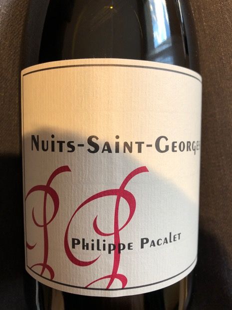 2020 Philippe Pacalet Nuits St. Georges - CellarTracker