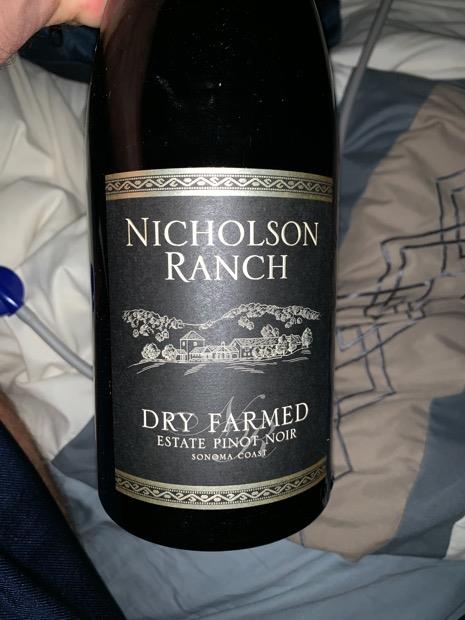 Nicholson Ranch Wine 2016 Nicholson Ranch Pinot Noir Dry Farmed Estate, USA, California ...
