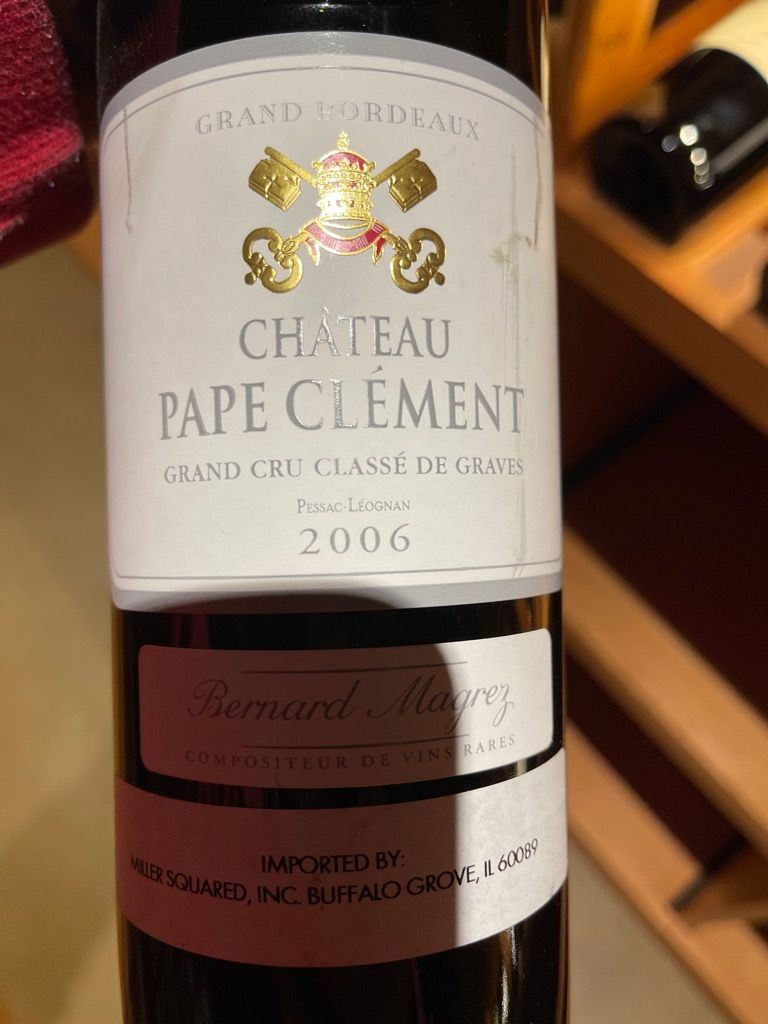 Château Pape Clément 2006 シャトーパプクレマン