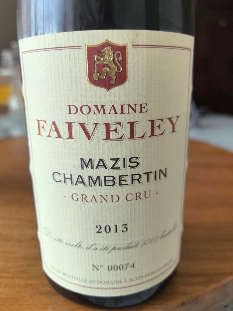 2013 Faiveley Mazis-Chambertin - CellarTracker