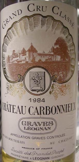 1984 Château Carbonnieux Blanc - CellarTracker