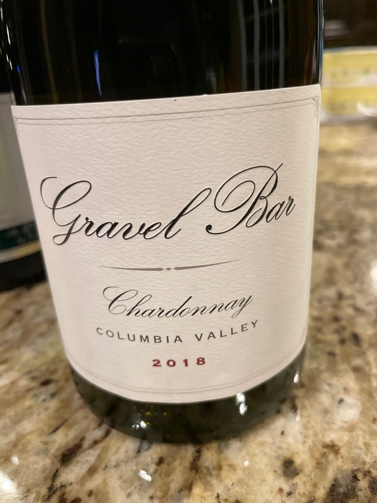 2020 Gravel Bar Winery Chardonnay, USA, Washington, Columbia Valley