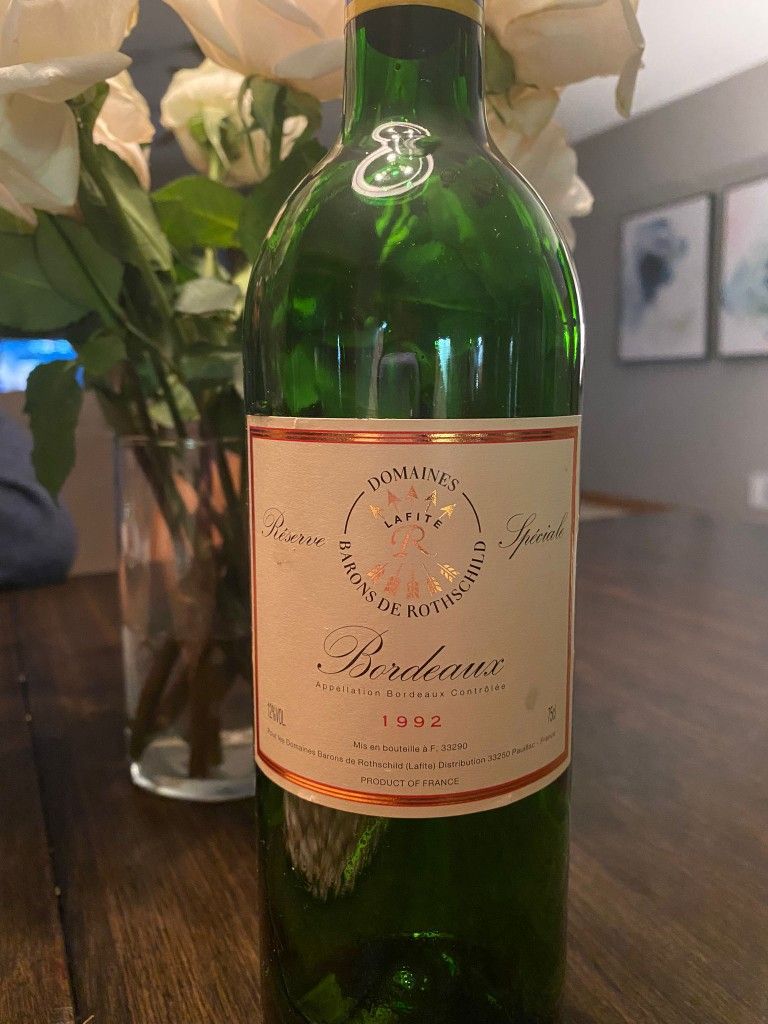 1992 Barons de Rothschild (Lafite) Bordeaux Réserve Spéciale