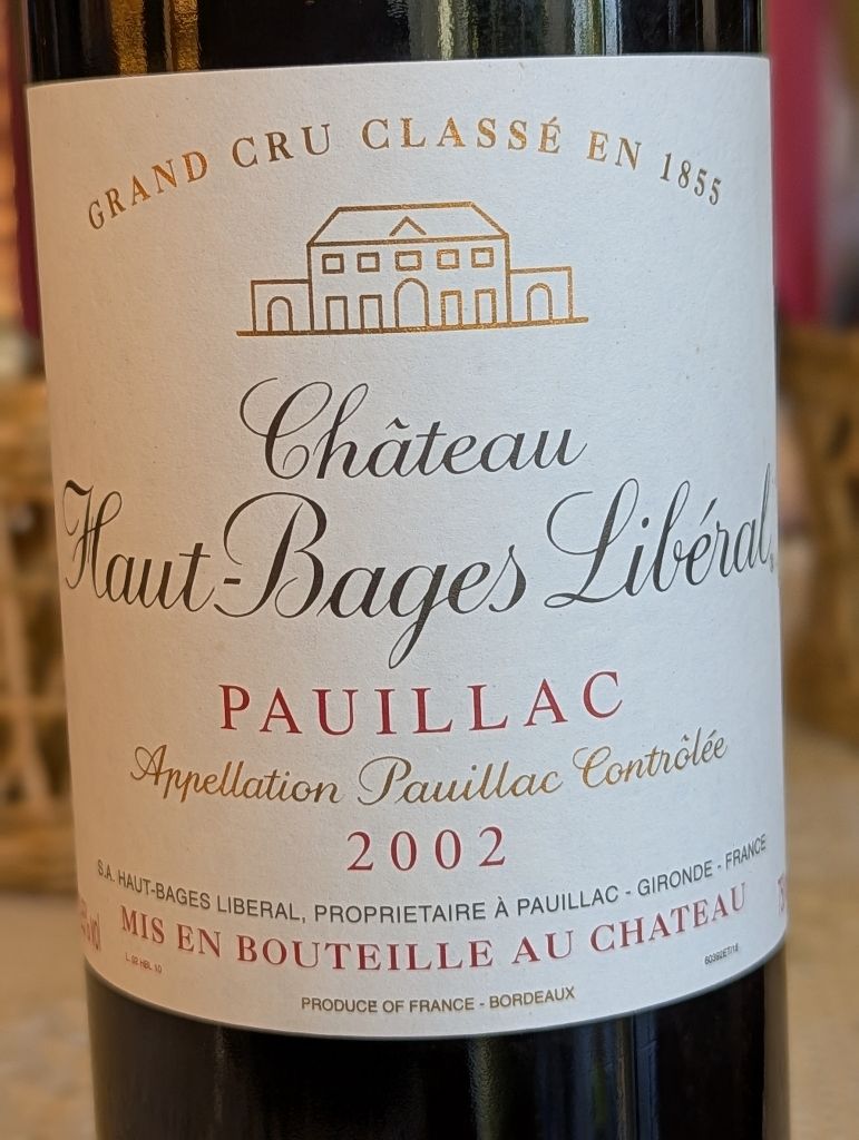 2002 Château Haut-Bages Libéral - CellarTracker