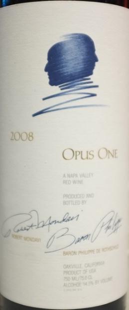 2008 Opus One, USA, California, Napa Valley - CellarTracker