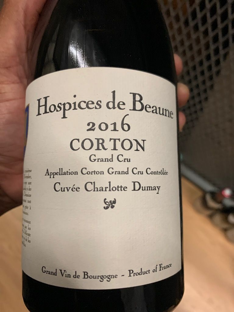 2016 Hospices de Beaune Corton-Cuvée Charlotte Dumay - CellarTracker