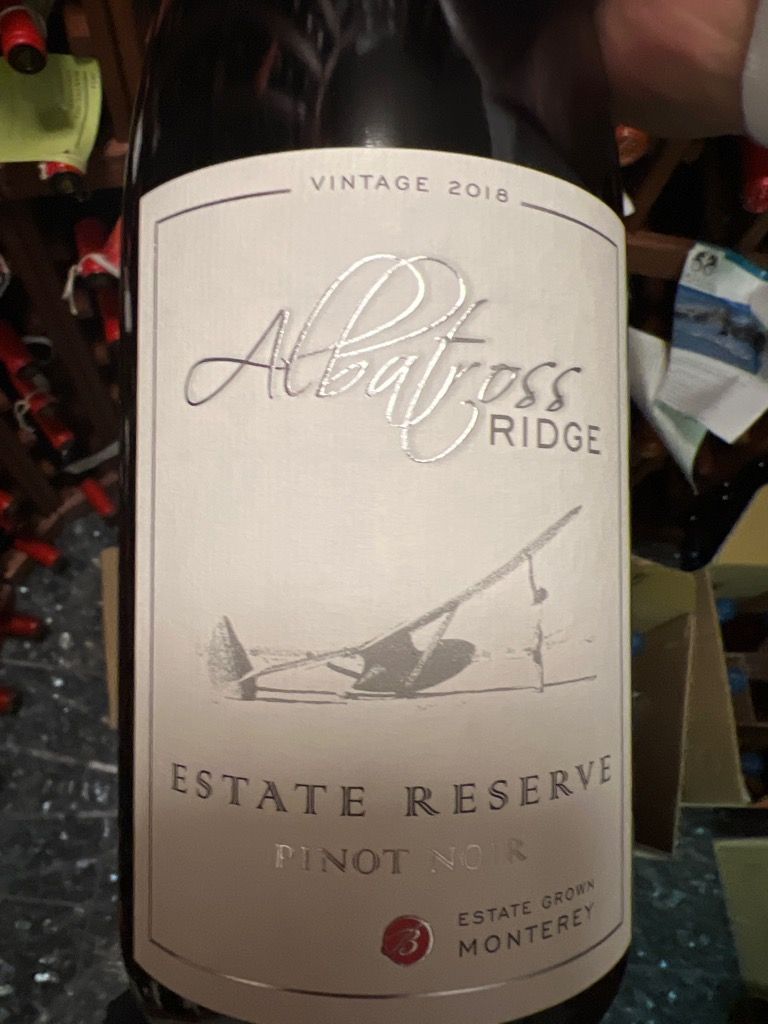 2018 Albatross Ridge Pinot Noir Estate, USA, California, Central Coast ...