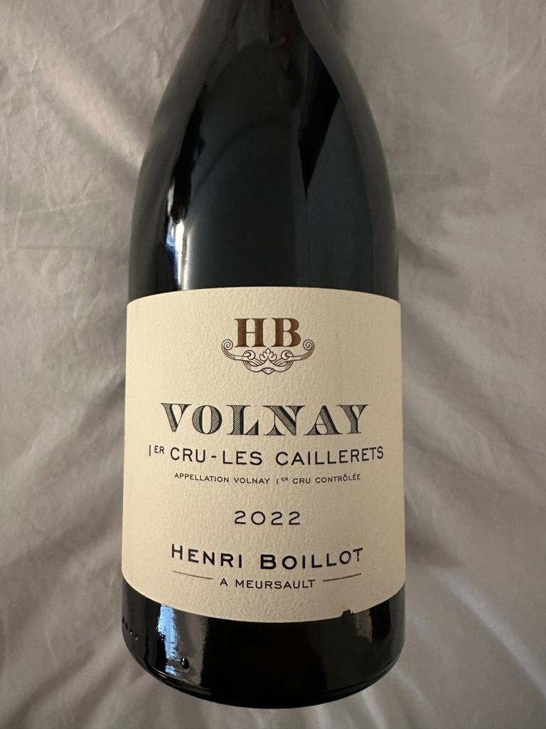 2022 Domaine Henri Boillot Volnay 1er Cru Caillerets - CellarTracker