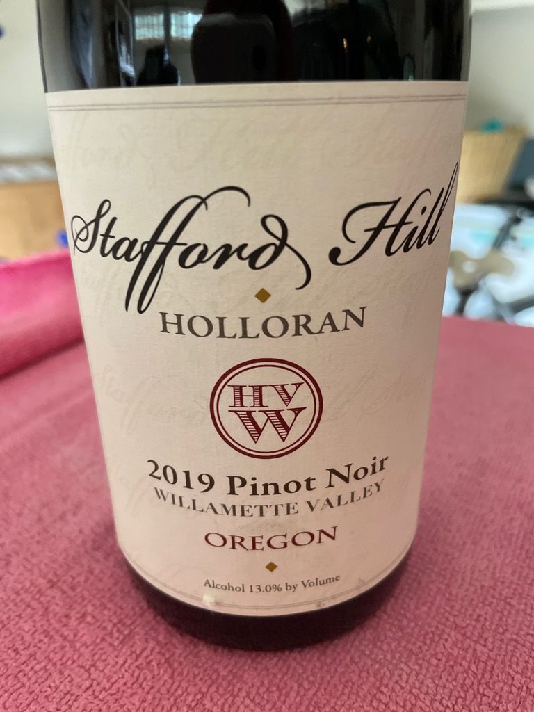 2019 Holloran Pinot Noir Stafford Hill, USA, Oregon, Willamette Valley