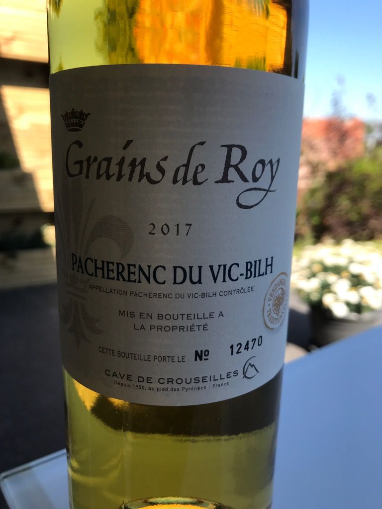 2017 Cave De Crouseilles Pacherenc Du Vic-Bilh Sec Grains De Roy ...