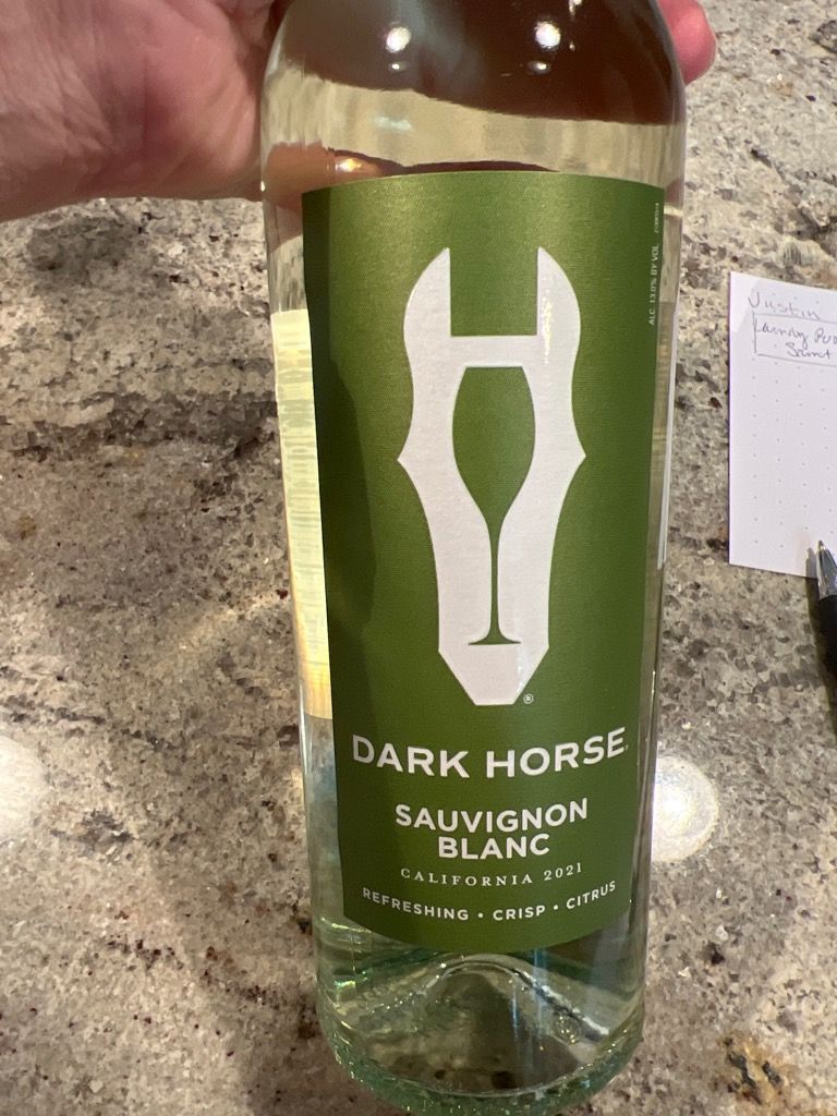 2021 Dark Horse Wines Sauvignon Blanc The Original Dark Horse Usa