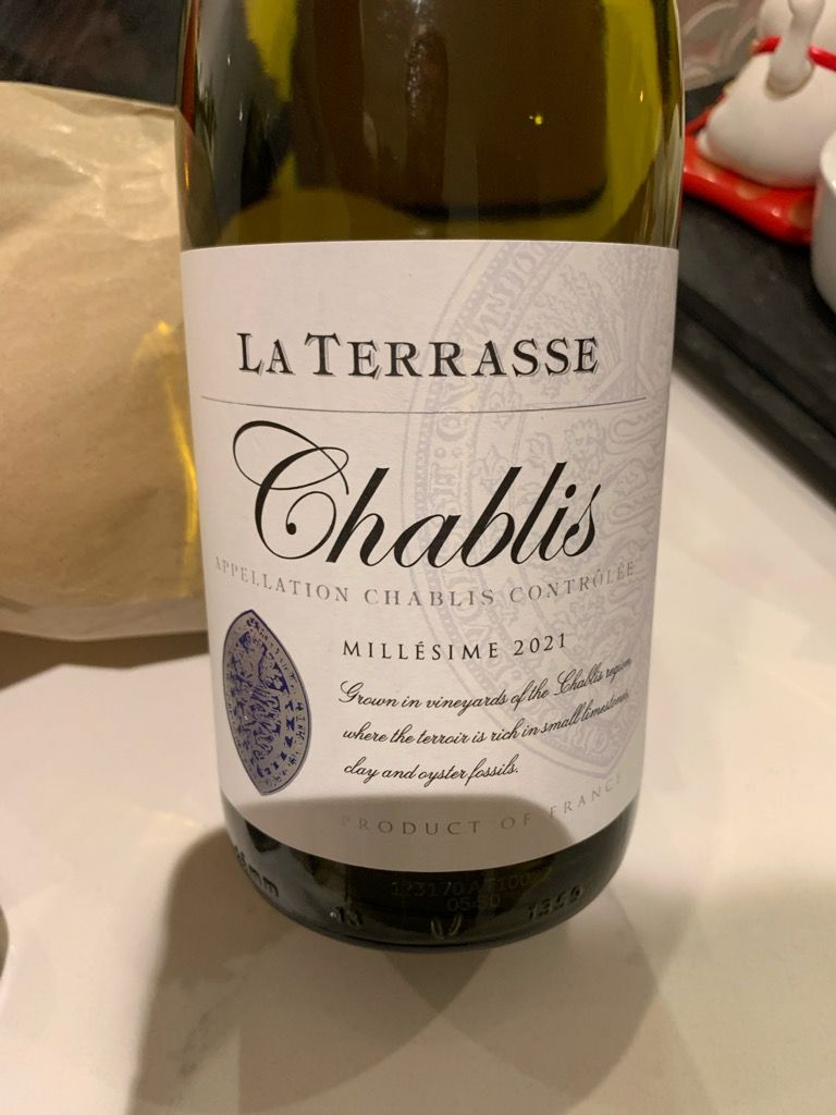 2022 La Terrasse Chablis - CellarTracker
