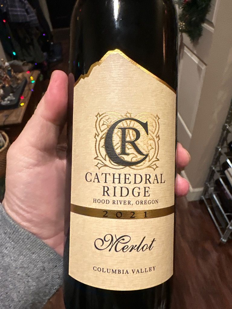 2023 Cathedral Ridge Merlot, USA, Oregon, Columbia Valley - CellarTracker