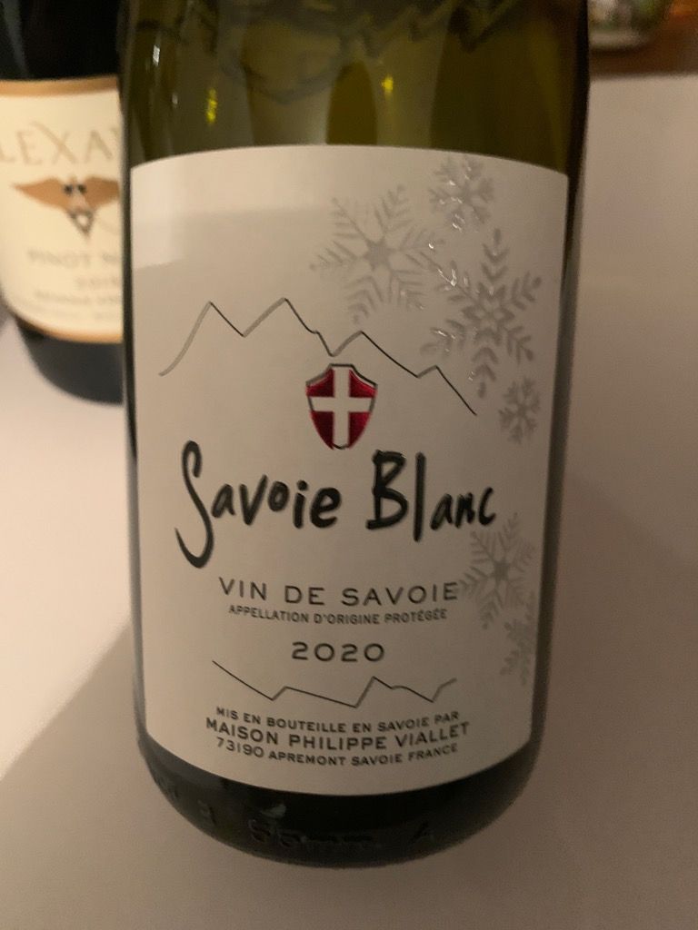 2021 Maison Philippe Viallet Vin de Savoie Savoie Blanc, France, Savoie