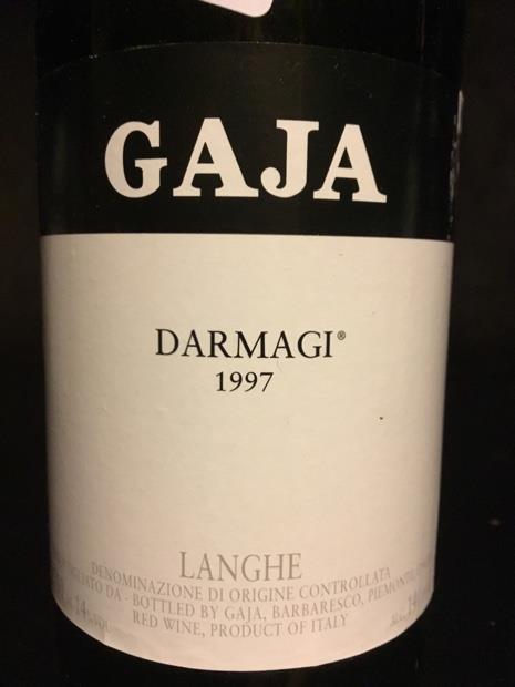 素晴らしい イタリア GAJA - 「DARMAGI」 1997 ガヤ ダルマジ 飲料・酒