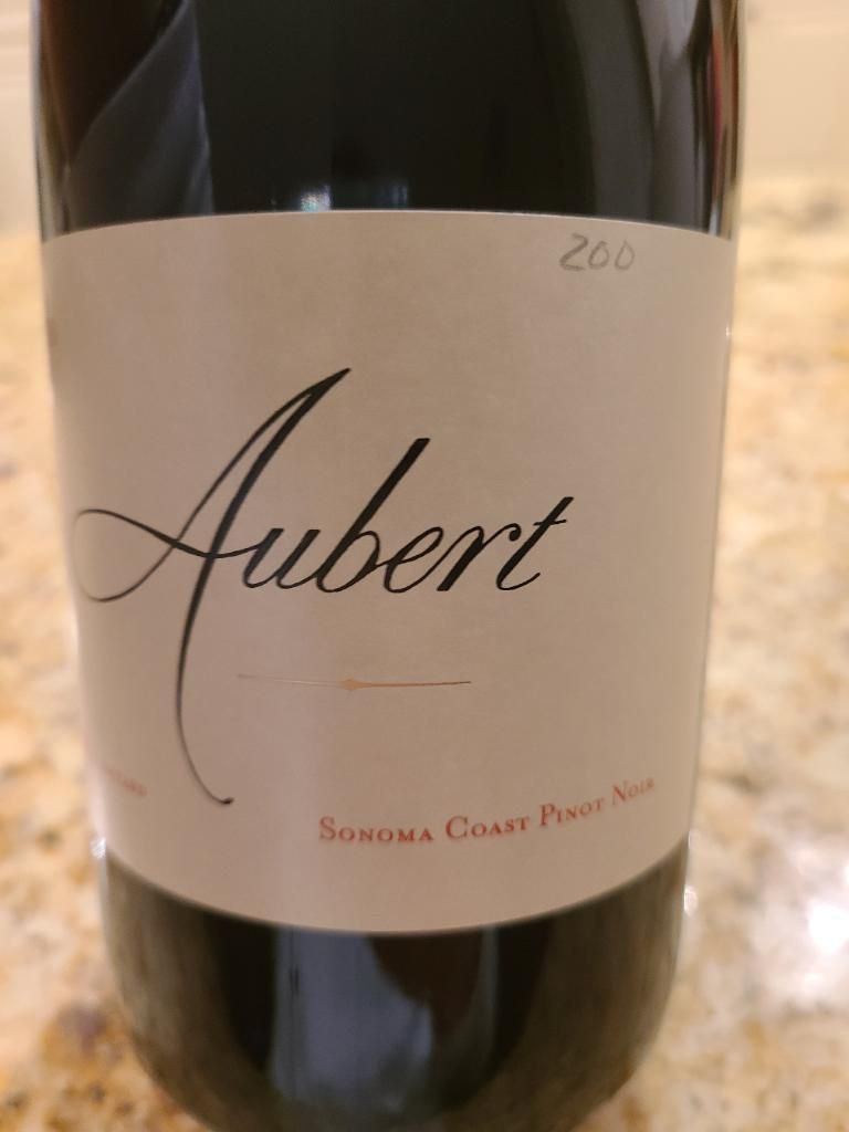 2018 Aubert Pinot Noir UV-SL Vineyard - CellarTracker