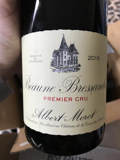 2016 Albert Morot Beaune 1er Cru Bressandes, France, Burgundy, Côte De ...