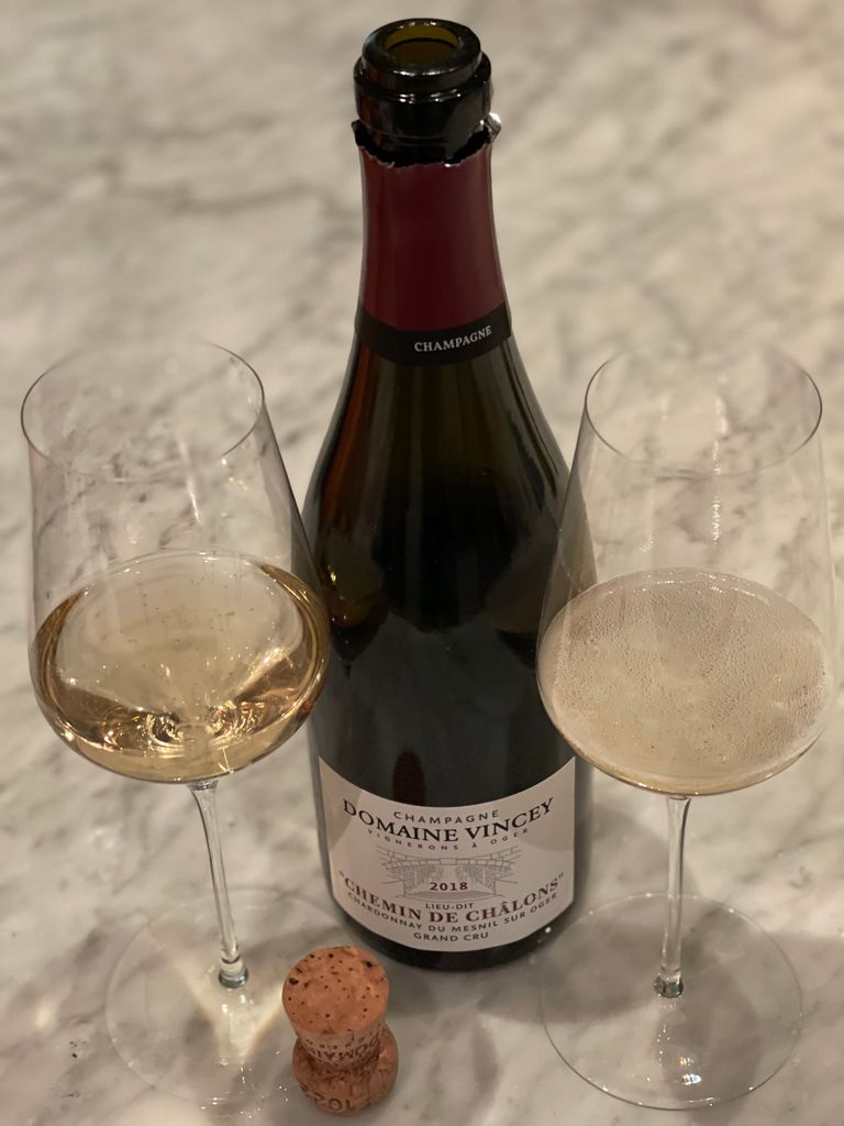 ドメーヌ ヴァンシー オージュ2018 2018 Domaine Vincey Champagne Grand Cru Chemin de Châlons
