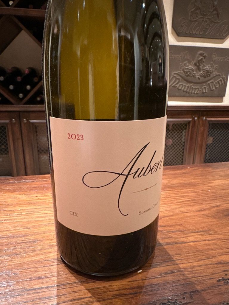 2023 Aubert Chardonnay CIX Estate Vineyard - CellarTracker