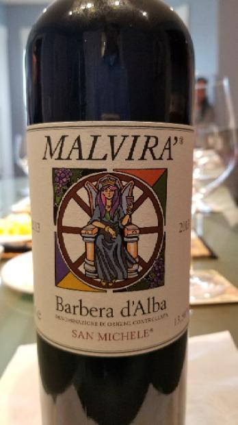 2014 Malvira Barbera d Alba San Michele CellarTracker