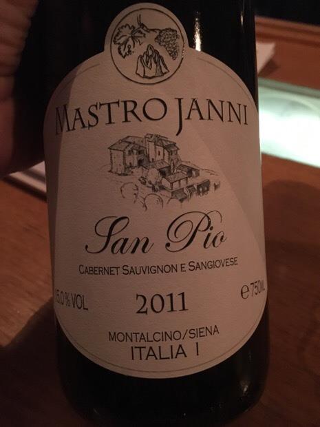 2011 MastroJanni San Pio Toscana IGT, Italy, Tuscany, Toscana IGT ...