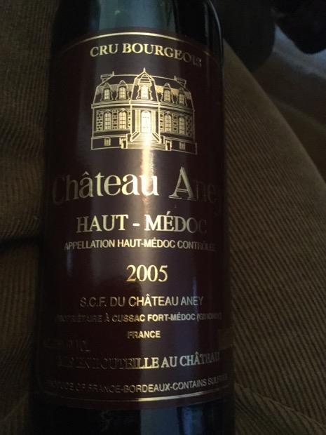 「#期間限定」のおすすめ人気ランキング 2005 Château Aney - CellarTracker ワイン