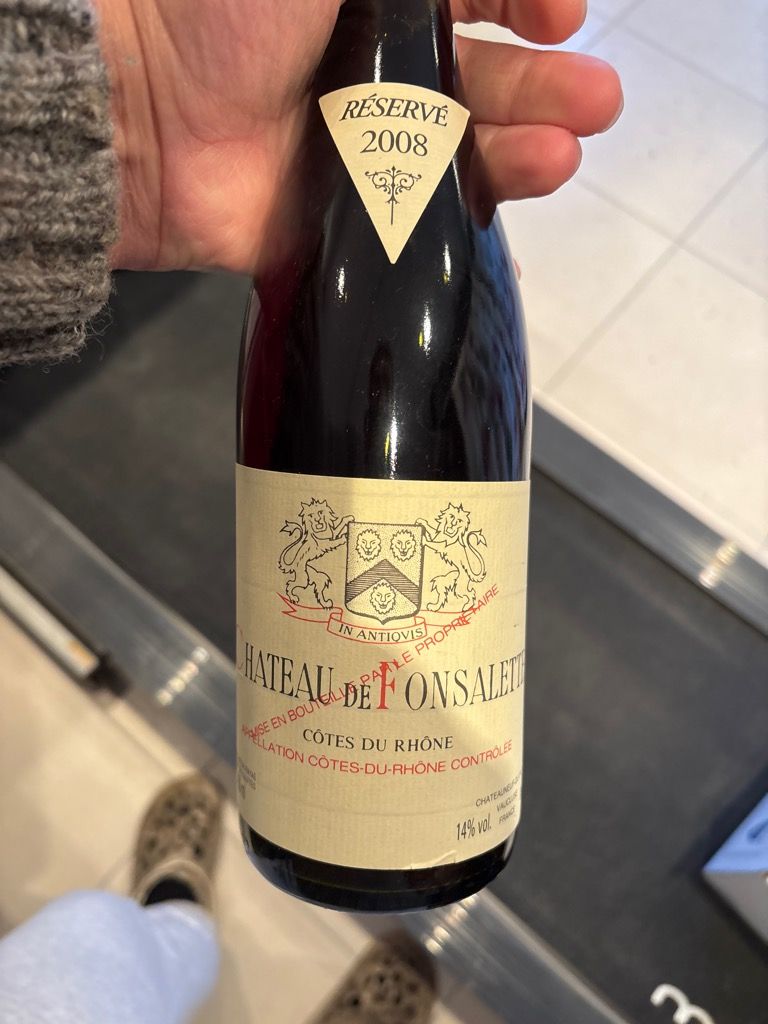 1998 Château Rayas Côtes du Rhône Château de Fonsalette Reserve