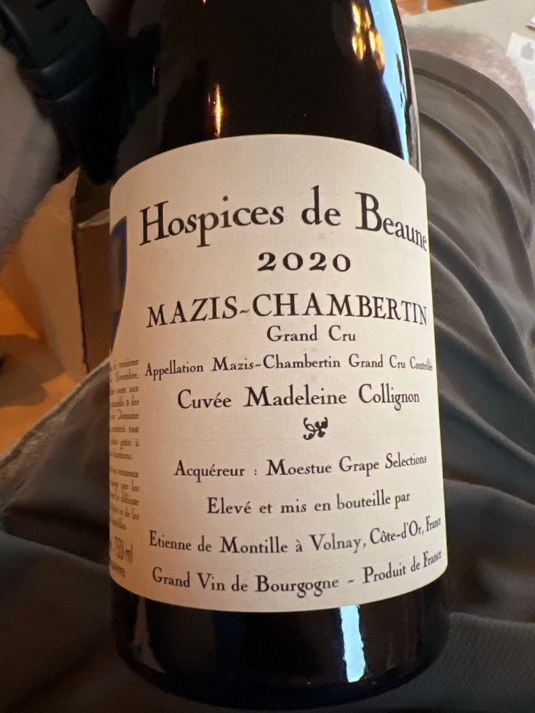 2022 Hospices de Beaune Mazis-Chambertin Cuvée Madeleine Collignon