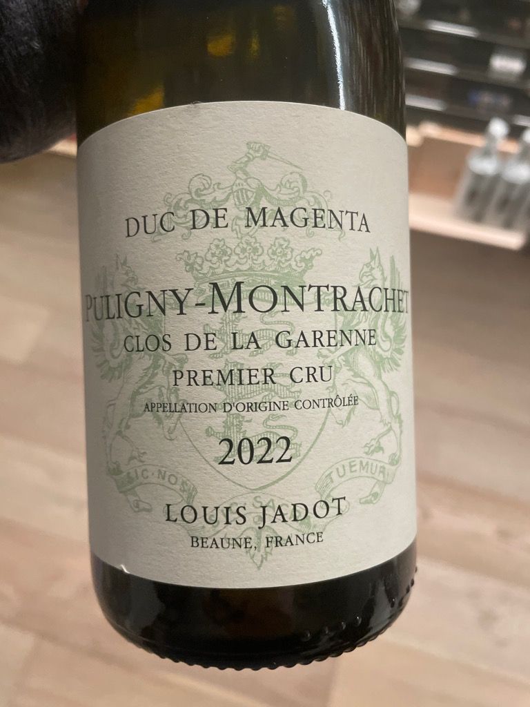 2022 Louis Jadot Puligny-Montrachet 1er Cru Clos de la Garenne