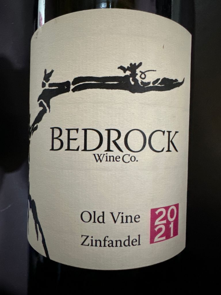 Bedrock zinfandel hotsell