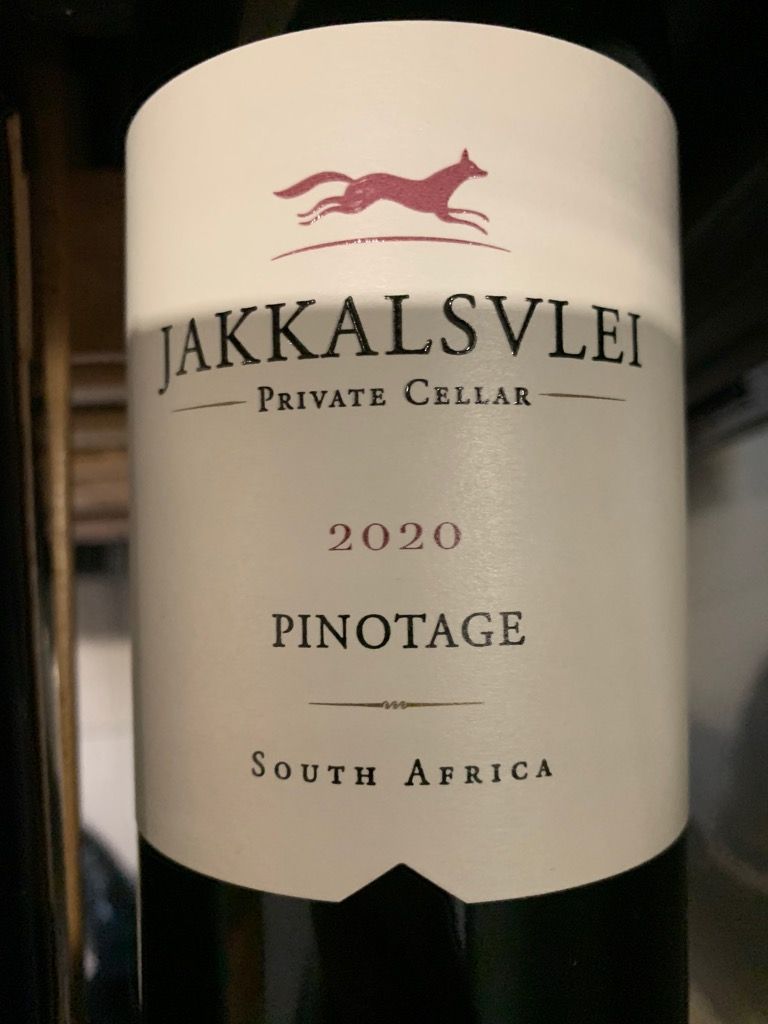 2021 jakkalsvlei private cellar pinotage ros south africa western