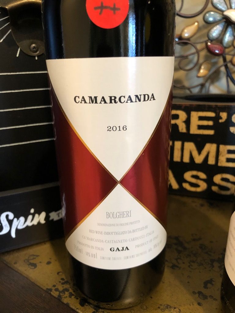 2016 Ca' Marcanda (Gaja) Bolgheri Camarcanda - CellarTracker