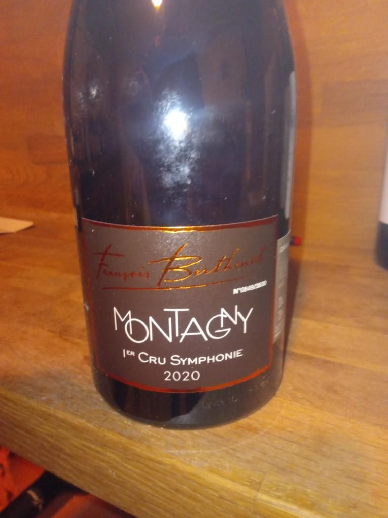 2020 Domaine Jean-Pierre Berthenet Montagny 1er Cru Symphonie, France ...