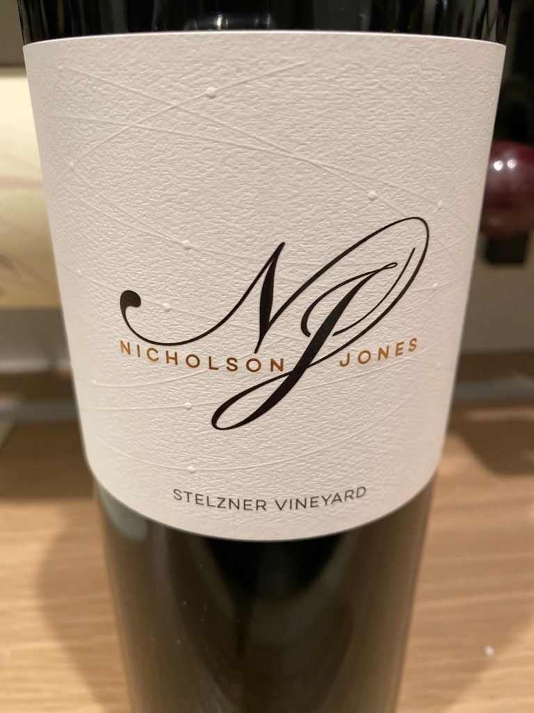 2016 Nicholson Jones Sauvignon Stelzner Vineyard, USA