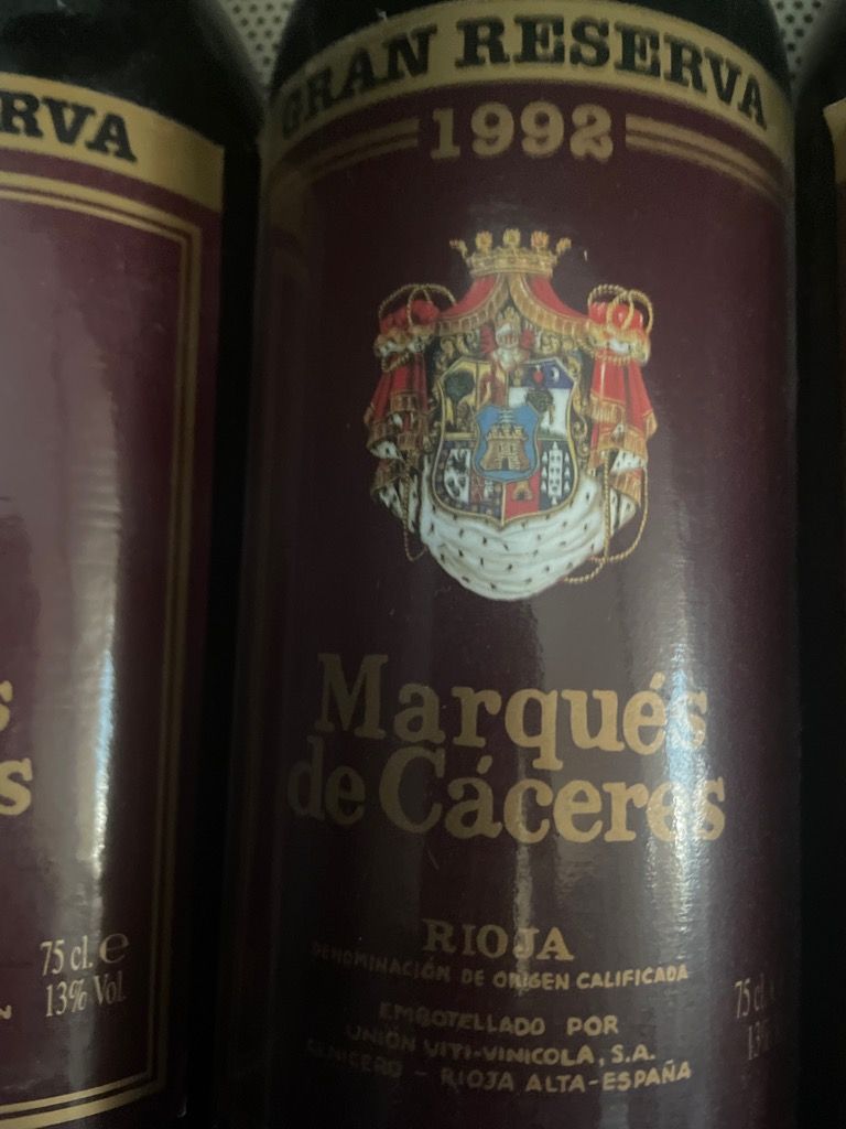 1992 Marqués de Cáceres Rioja Gran Reserva - CellarTracker