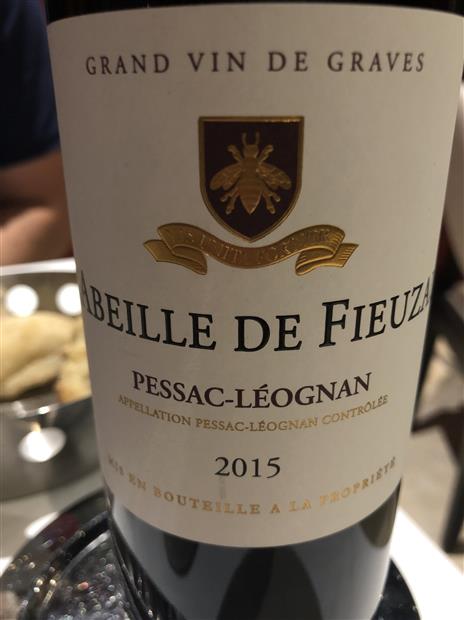 2015 L'Abeille de Fieuzal - CellarTracker 2015 L'Abeille de Fieuzal - CellarTracker