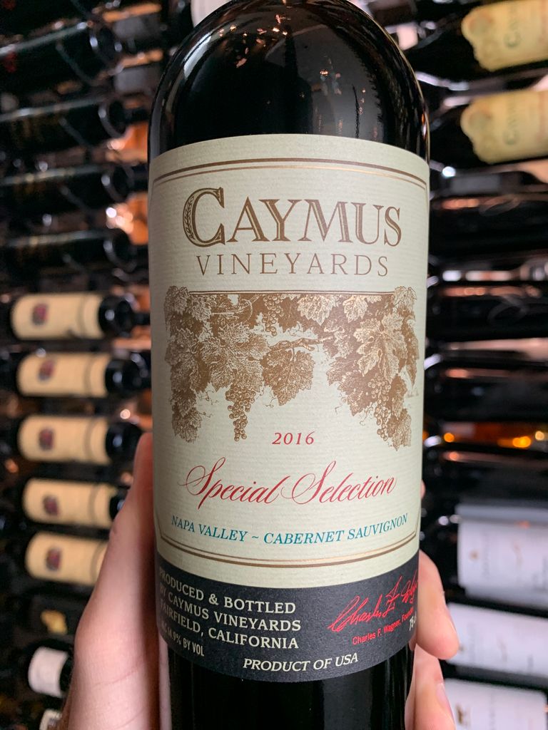 Caymus 2024 2016 cabernet