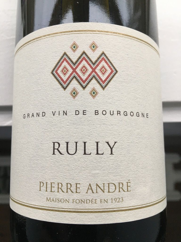 2019 Pierre André Au Château De Corton André Rully Blanc, France ...