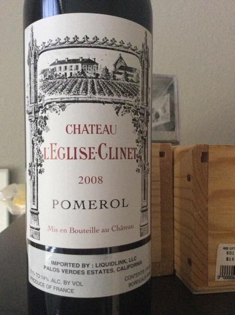 2008 Château L'Eglise-Clinet - CellarTracker