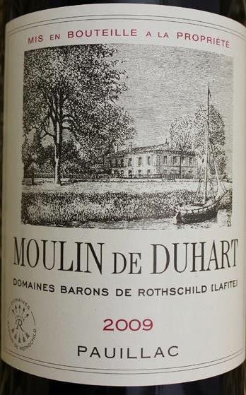 2009 Château Duhart-Milon Moulin de Duhart - CellarTracker