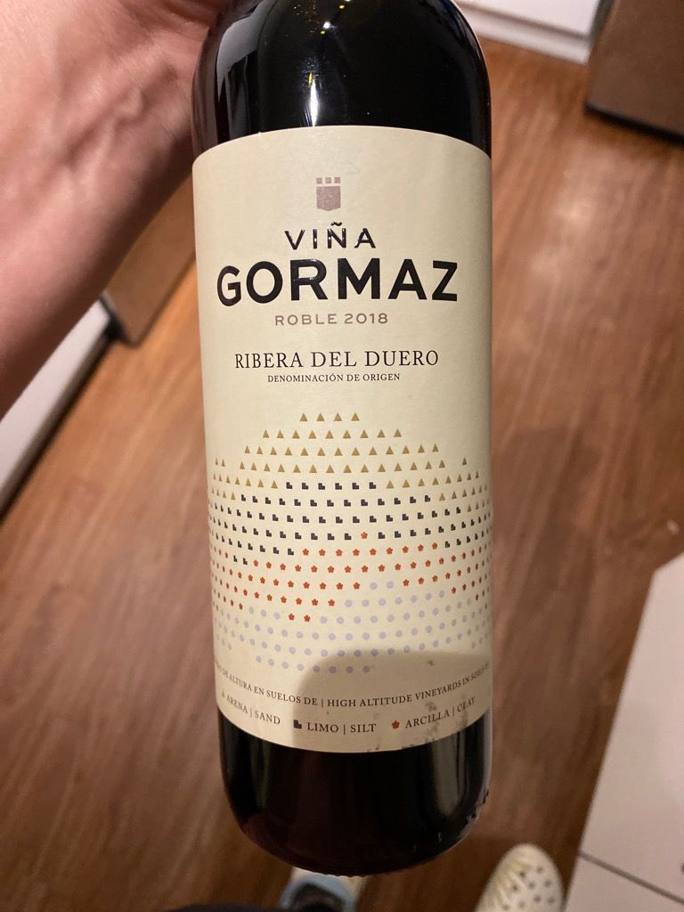 Duero CellarTracker Viña 2018 del Ribera - Roble Gormaz