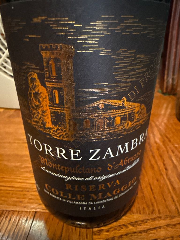 2021 Torre Zambra Montepulciano d'Abruzzo Colle Maggio Riserva
