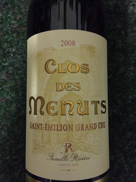 2008 Clos Des Menuts France Bordeaux Libournais St Emilion Grand Cru Cellartracker